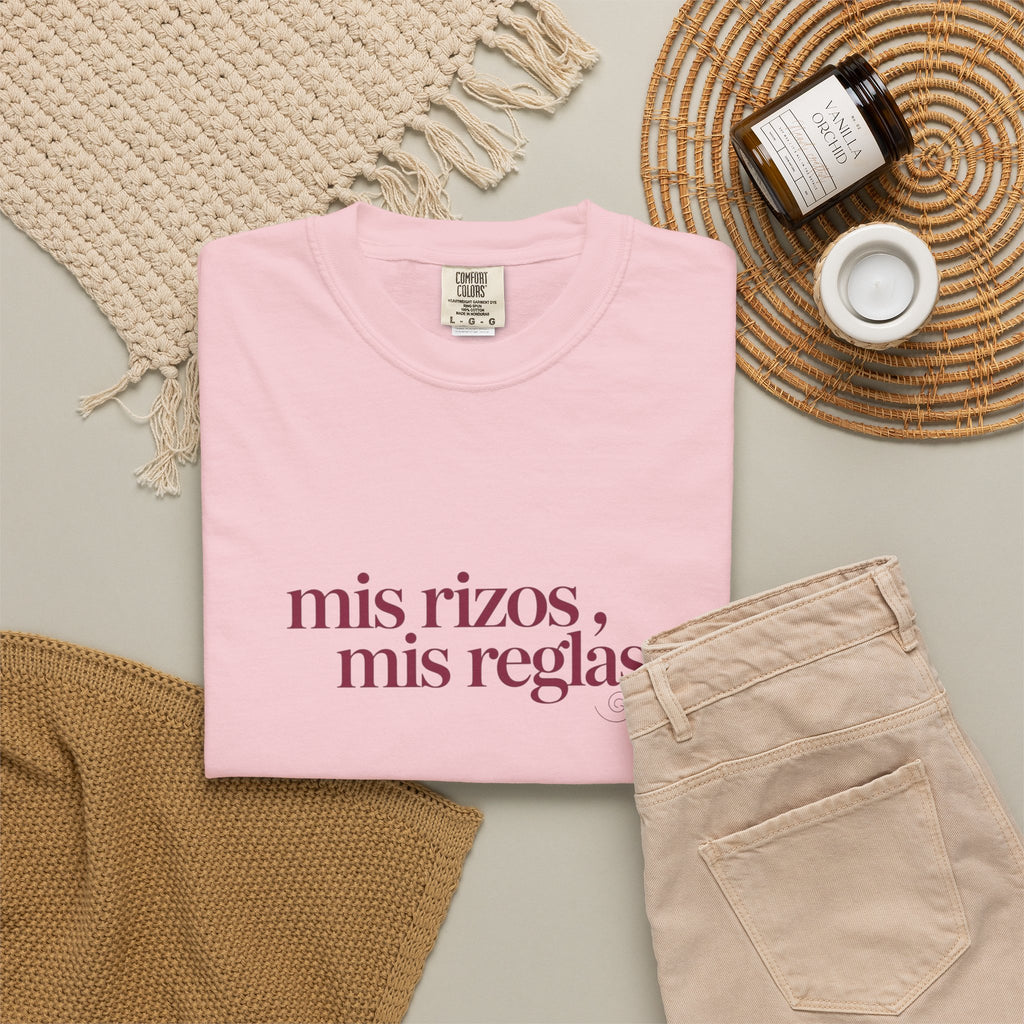 Mis Rizos, Mis Reglas “Mija” T-Shirt
