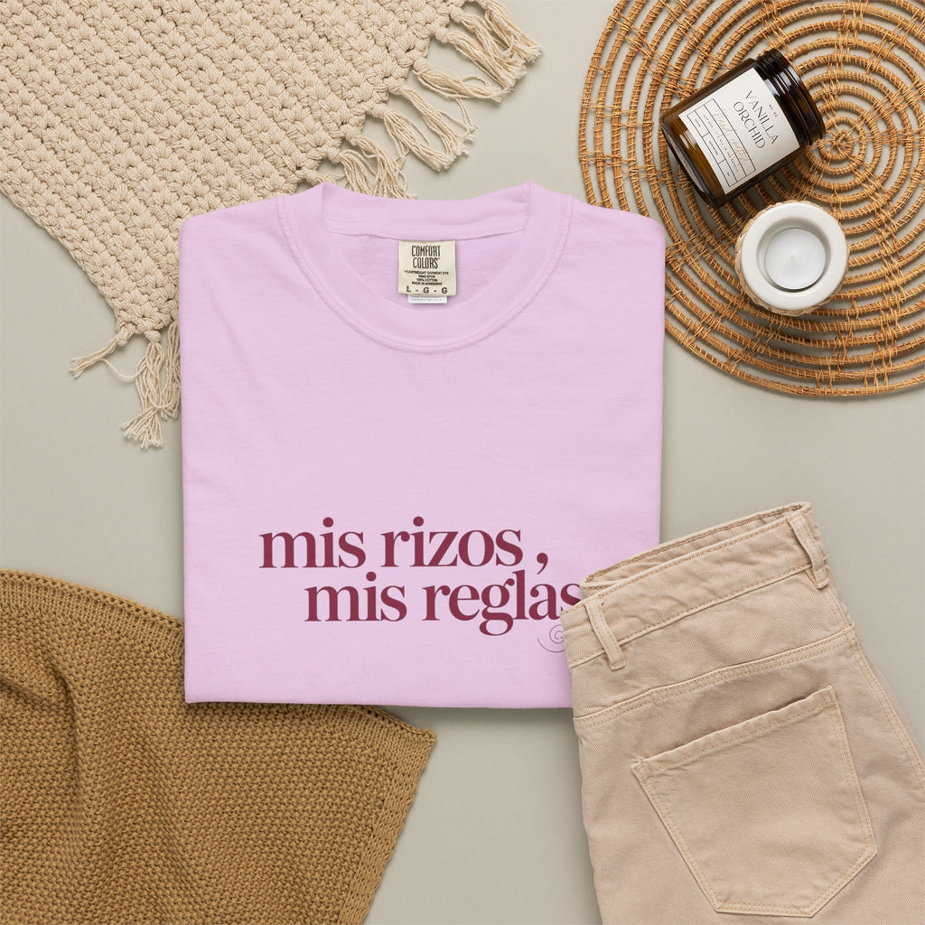 Mis Rizos, Mis Reglas “Mija” T-Shirt