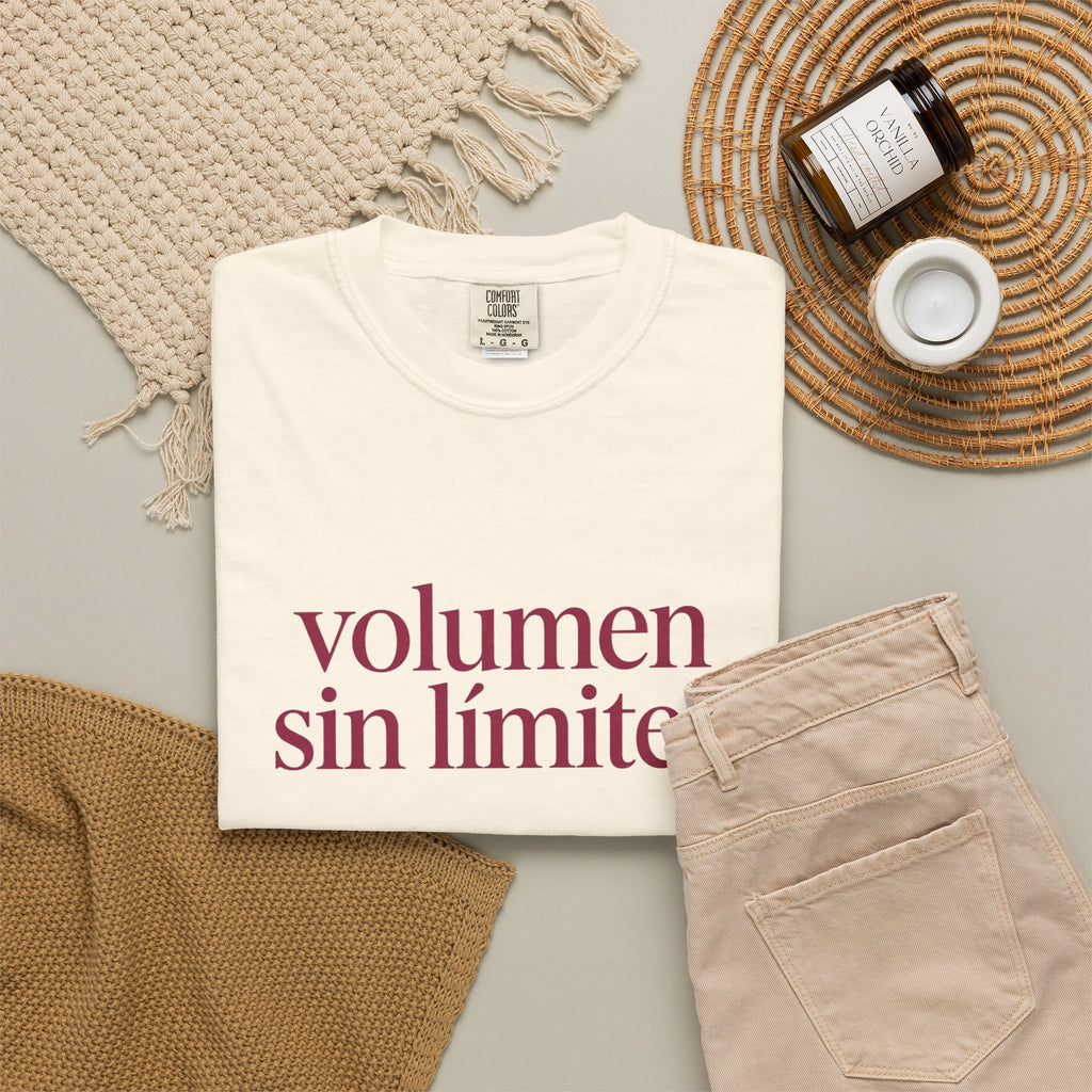 Volumen Sin Límites Spanish Typography T-Shirt
