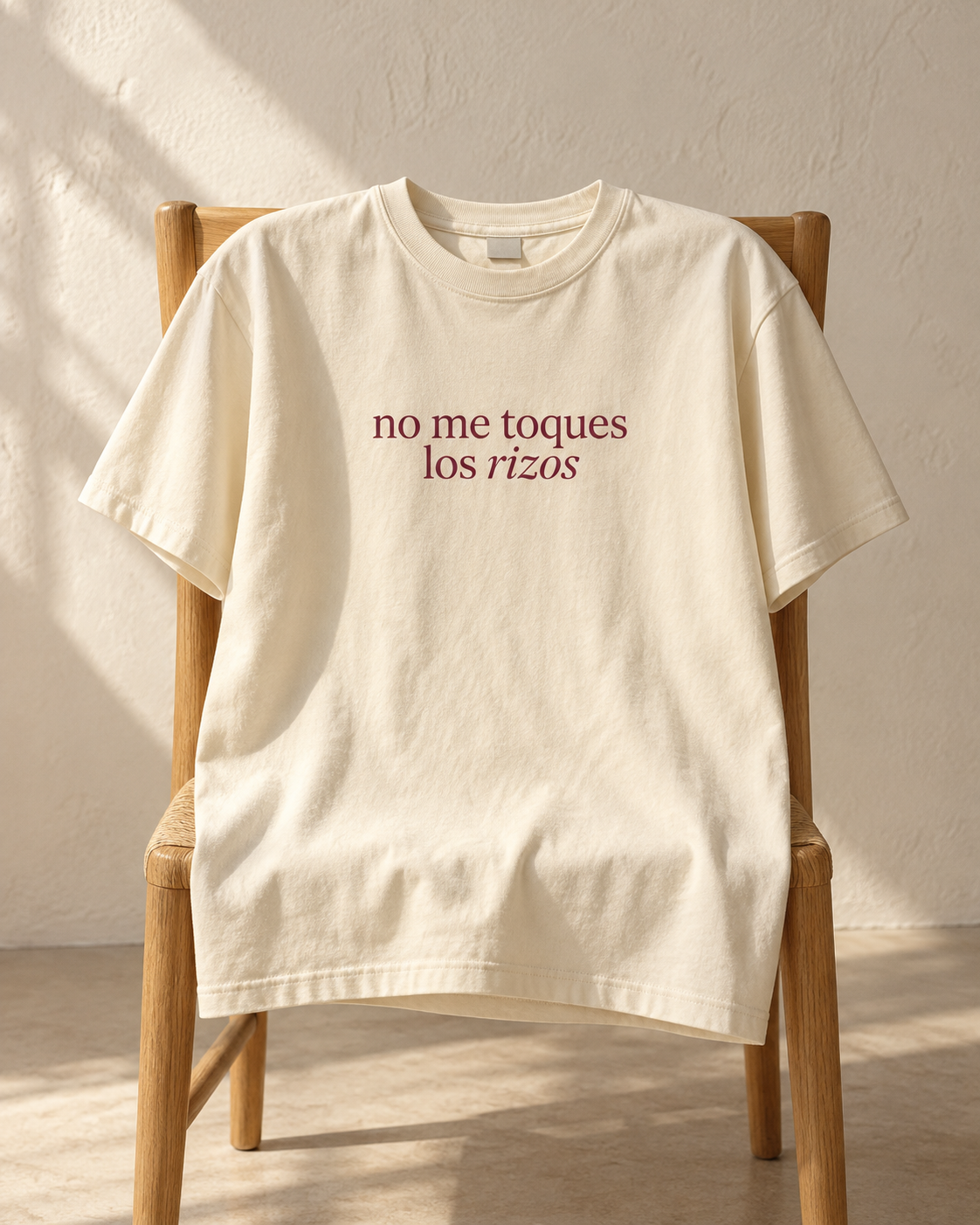 No Me Toques Los Rizos T-Shirt — "Mija Studio"