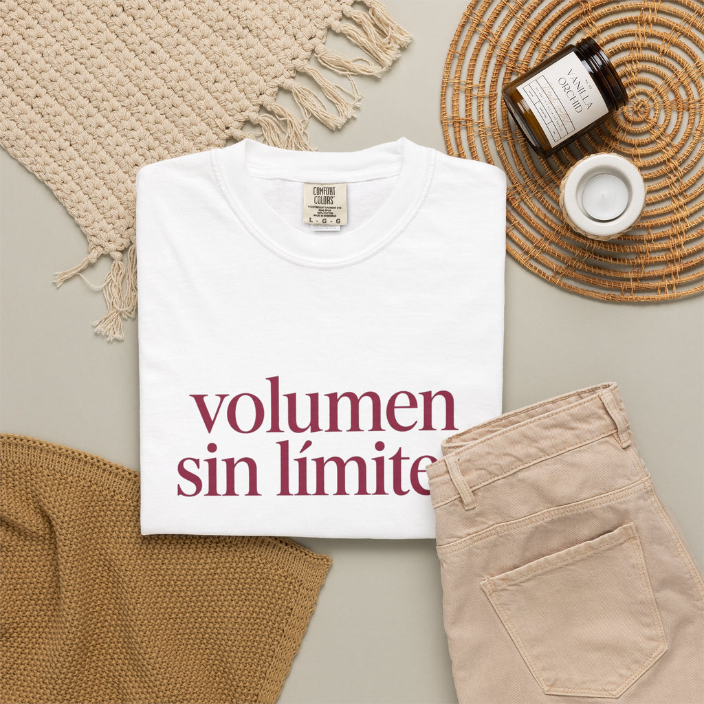 Volumen Sin Límites Spanish Typography T-Shirt